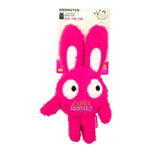 Q-Monster Dog Toy Pink Rabbit